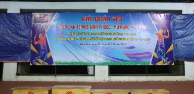 Lịch thi đấu tennis Bình Phước giải mở rộng 2025